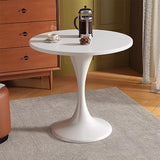 GNYVZXPLQ Table d'appoint Sofa, Table d'appoint Tulipe sur Pied Style Milieu de siècle, Multicolore, 50 x 100 x 73 cm(White,35.4 * 28.7in)