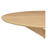 Miliboo Table à Manger Design Ronde chêne D120 cm DIELLI