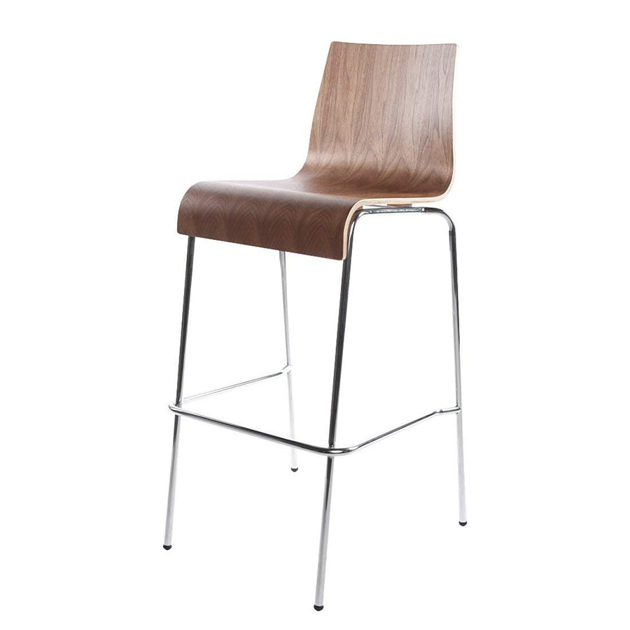 Kokoon BS00230WA Cobe Tabouret de Bar Bois Marron 51 x 52 x 103 cm