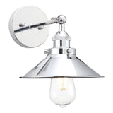 Pathson Applique Murale Industrielle Lampe de Plafond de Style Edison Métal Plafonnier Rétro avec Rotation à 180 Degrés, 20cm