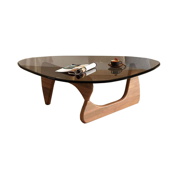 JATIBOSH Table basse en verre trempé, assemblage facile, petite table basse, meubles, table de salle à manger, table d JATIBOSH Table basse en verre trempé, assemblage facile, petite table basse, meubles, table de salle à manger, table d'extrémité de canapé étroite, chambre à coucher, bureau, table d'appoint pour