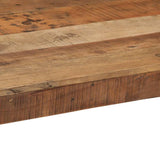 vidaXL Table Basse Marron 110 x 55 x 40 cm Bois de récupération Massif, Table Basse Rustique, rectangulaire, Meuble Fait Main, Bois Dur, déco Vintage, Design Solide pour Salon