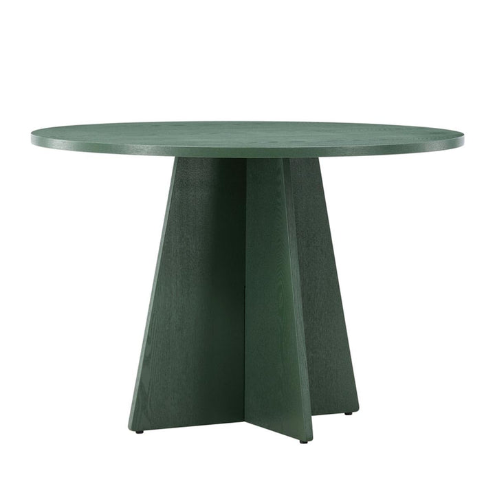 Paris Prix Table à Manger Ronde Bootcut 110cm Vert
