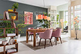 Kare Authentico Table Design pour 4 à 6 Personnes, Unique, Faite à la Main, élégante, Durable, Design Minimaliste, Table en Bois Massif pour Salle à Manger, Table à Manger, en Bois Massif, 76 x 80 x