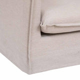 Paris Prix Atmosphera Créateur d'intérieur - Fauteuil XL Odilon 117cm Beige Lin