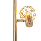 QAZQA mesh - Lampadaire - 3 lumière - H 150 cm - Doré - Moderne, Design - éclairage intérieur - Salon I Chambre