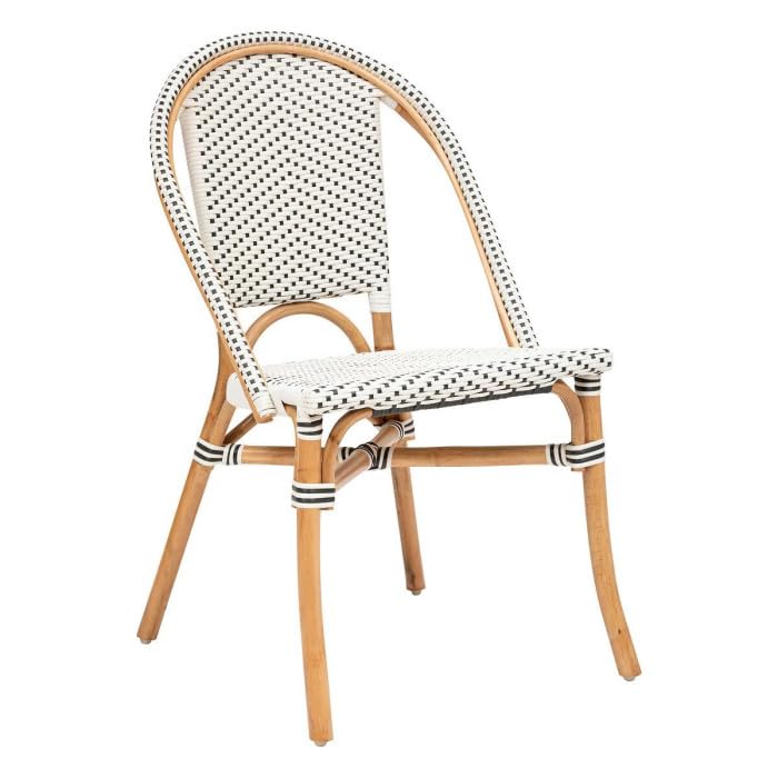 Paris Prix Atmosphera Créateur d'intérieur - Chaise Bistrot en Rotin Trecia 84cm Blanc