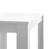 Dmora Caladora, Console Extensible Multipositions, Table à Manger avec rallonge, 140/190 x 90 x 77 cm, Blanc