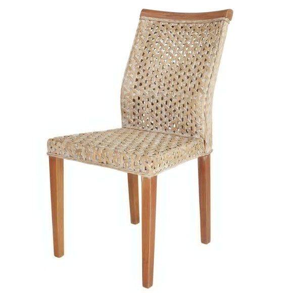 Chaise Justine - Rotin/Bois