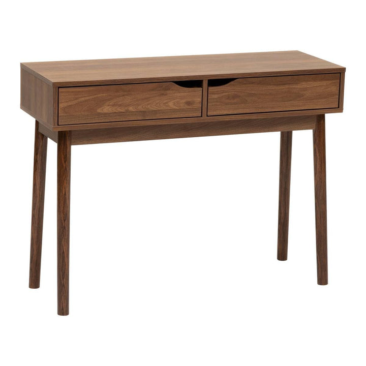 5 five simply smart 5Five - Console SLIDY Marron en Panneau de Fibres de Bois - 100x34x75,5cm - Meuble de Rangement Fonctionnel pour Salon, Entrée, Salle à Manger 5 five simply smart 5Five - Console SLIDY Marron en Panneau de Fibres de Bois - 100x34x75,5cm - Meuble de Rangement Fonctionnel pour Salon, Entrée, Salle à Manger
