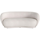 Iconik Interior Canapé Courbe 3 Places en Tissu bouclé - Curvy Blanc