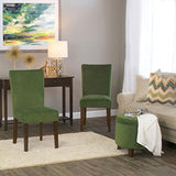 Kinfine K6805-b228 en Velours Parson Chaise de Salle à Manger