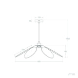 LEDKIA LIGHTING Suspension Rotin E27