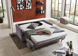 Atlantic Home Collection Limone Canapé-lit rembourré de qualité supérieure, Lilas, pour Dormir Longtemps, avec Surface de Couchage 140 x 200 cm, 181 x 93 x 90 cm (l x p x h), Bois, BxTxH: 181x93x80cm
