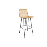 Miliboo Tabourets de Bar en rotin (Lot de 2) Malacca