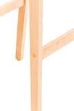 CLP Lot De 2 Tabourets De Bar Design avec Dossier Et Assise en Tissu I Piètement en Bois I Repose-Pieds I Hauteur Assise 77 cm, Couleur:Gris Clair