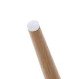 Merax Lot de 2 Chaises de Salle à Manger, Chaises de Cuisine avec Siège en Polyuréthane et Dossier en Rotin, Chaise Rembourrée pour Salle à Manger, Salon et Chambre à Coucher, Pieds en Métal, Beige
