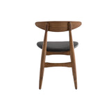 Miliboo Chaises Vintage en Bois foncé et Noir (Lot de 2) Walford