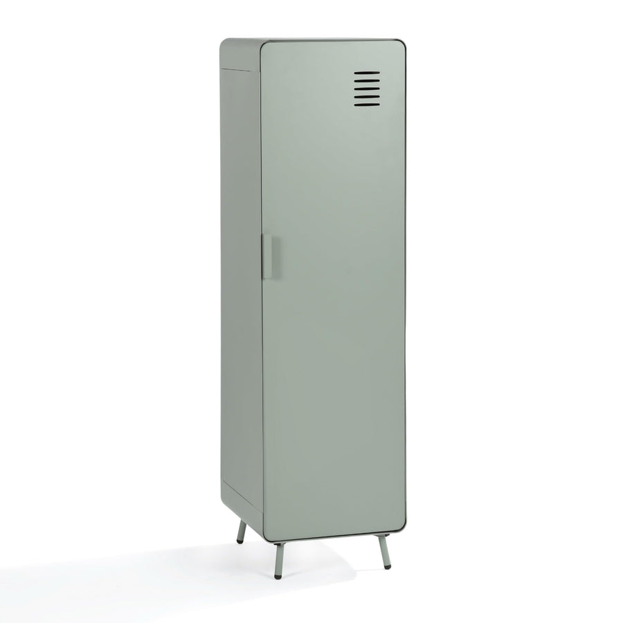 MEUBLE COSY Armoire Meuble de Rangement avec Portes et Étagères Caisson de Bureau en Métal pour Salon Chambre Entrée, Industriel, Vert Clair, 40x40x137cm MEUBLE COSY Armoire Meuble de Rangement avec Portes et Étagères Caisson de Bureau en Métal pour Salon Chambre Entrée, Industriel, Vert Clair, 40x40x137cm