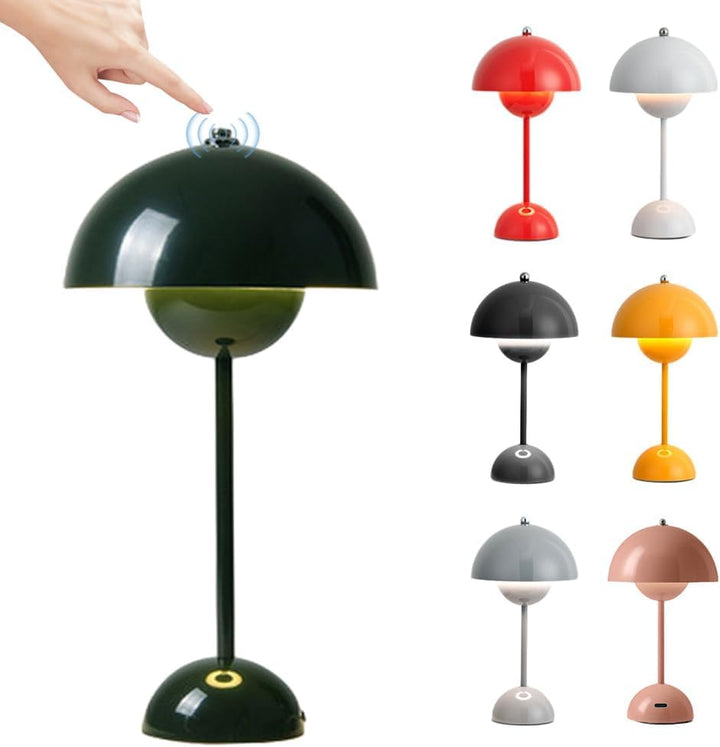 Starnearby Lampe de Table LED Pot de Fleurs, Lampe de Chevet Rechargeable Sans Fil, Lampes Champignon Tactile Dimmable avec 3 Modes de Luminosité, Lampes de Bureau Décorative Rétro Starnearby Lampe de Table LED Pot de Fleurs, Lampe de Chevet Rechargeable Sans Fil, Lampes Champignon Tactile Dimmable avec 3 Modes de Luminosité, Lampes de Bureau Décorative Rétro