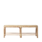 Banc Saro en Rotin Naturel Tressé à la Main, Fonctionnel et Polyvalent, Idéal pour Le Salon, l'Entrée ou la Chambre. Artisanal et Unique.