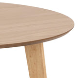 AC Design Furniture Roxanne Table à Manger, Bois, Naturel, H: 76 x B: 105 x T: 105 cm