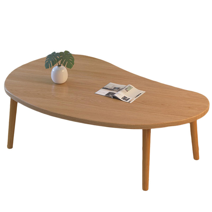 lcvtos Table Basse Moderne en Bois Massif, Petite Table à Thé Ovale avec Pieds Stables, Design Minimaliste, Plateau Épais en MDF avec Surface Résistante aux Rayures, pour Salon (Bois Naturel) lcvtos Table Basse Moderne en Bois Massif, Petite Table à Thé Ovale avec Pieds Stables, Design Minimaliste, Plateau Épais en MDF avec Surface Résistante aux Rayures, pour Salon (Bois Naturel)