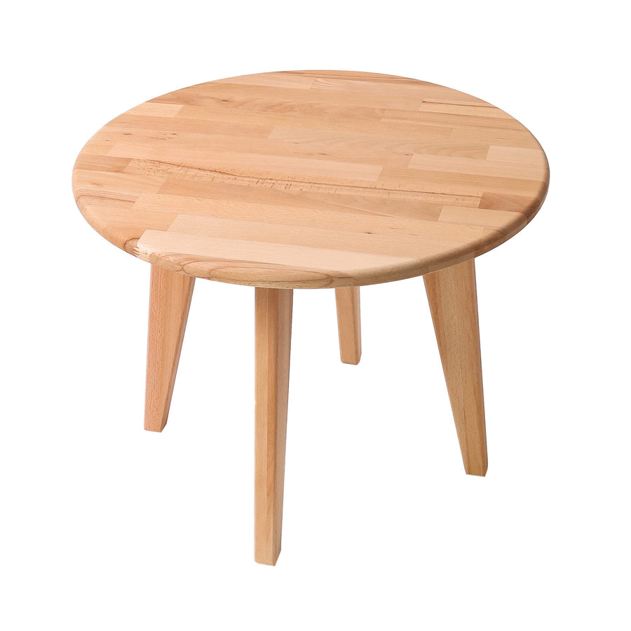 Krok Wood Table Basse Ronde Dresden en Bois de hêtre Massif (60 x 60 x 46 cm) Krok Wood Table Basse Ronde Dresden en Bois de hêtre Massif (60 x 60 x 46 cm)