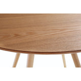 Miliboo Table à Manger Ronde Bois Clair D90 cm ARTIK
