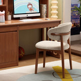 Chaises de Salle à Manger en Bois, Chaise d'appoint rembourrée, chaises de Cuisine de Ferme avec siège rembourré et Cadre en Bois, Chaise de Salle à Manger sans accoudoirs du Milieu du siècl