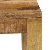 vidaXL Table Basse 80x80x40 cm Meuble Table de Séjour Bois de Manguier Massif