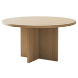 Selsey OVO - Table Basse Ronde - 76x76 - Couleur du Frêne–Chêne Lindberg