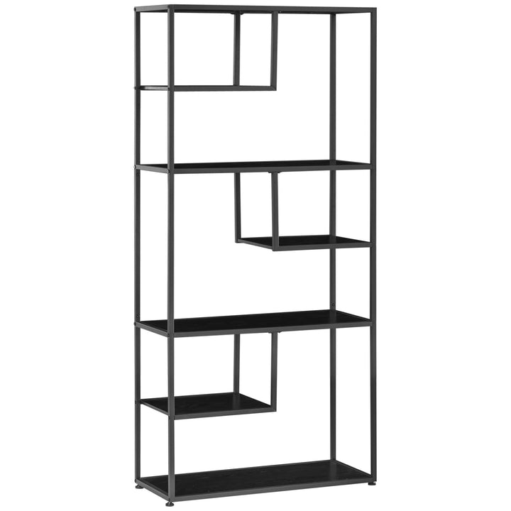 HOMCOM Bibliothèque étagère de Rangement à 7 Niveaux Cadre en Acier Style Industriel pour Salon Chambre Cuisine - 83 x 34 x 180 cm HOMCOM Bibliothèque étagère de Rangement à 7 Niveaux Cadre en Acier Style Industriel pour Salon Chambre Cuisine - 83 x 34 x 180 cm