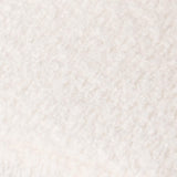 HOMIFAB Fauteuil en Bois et Tissu Bouclette écru - Lanna