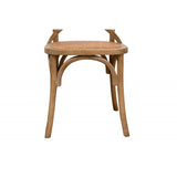 Biscottini 2 Chaise Salle a Manger Bois 86x42x46 cm - Chaise rotin Salle à Manger et Chaise de Cuisine - Chaise bistrot Bois - Chaise Bois bistrot