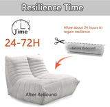 Canapés Et Divans Lazy Floor, Fauteuils Canapés Fauteuil D'appoint, Mousse Haut De Gamme, Aucun Assemblage Requis, Canapé De Sol Pour Adultes Et Enfants, Fauteuil Canapé Togo, Pour Chambre À Coucher