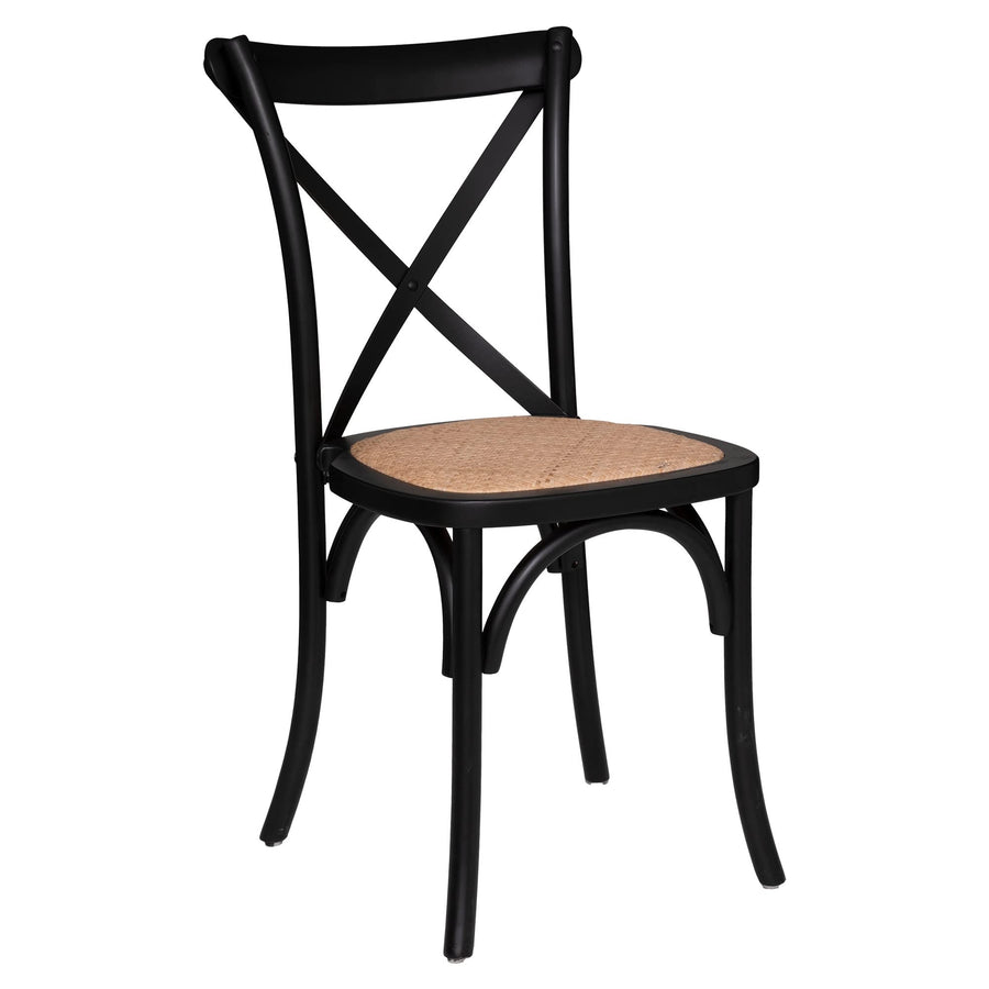 Atmosphera - Chaise Isak - hêtre - Noir Atmosphera - Chaise Isak - hêtre - Noir