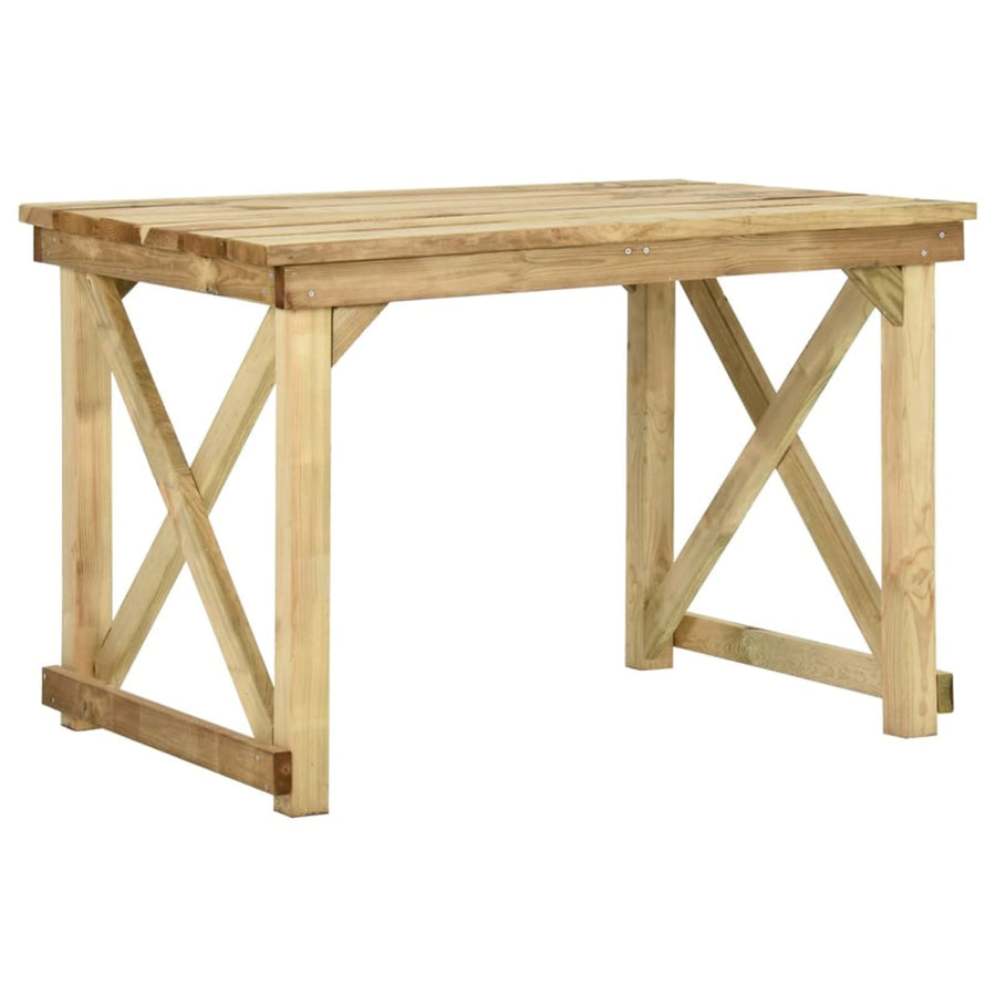 Yongdu Table de Jardin,Table de Jardin Exterieur,Table de Jardin Terrasse,Table à Dîner de Jardin Table de Jardin 110x79x75 cm Bois de pin imprégné