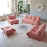 Pouf poire en velours avec chaise longue au coin du feu, chaise d'appoint Togo pour salon, chambre à coucher, salon et bureau 2 places (taille double, couleur : D)
