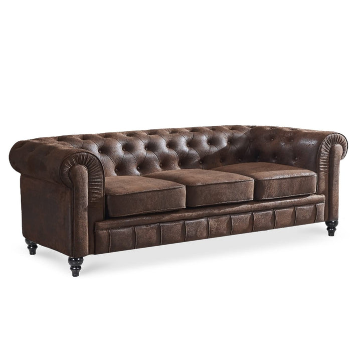 INTENSE DECO Canapé Chesterfield 3 Places Vintage INTENSE DECO Canapé Chesterfield 3 Places Vintage