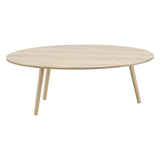 Table Basse de Style Élégant pour Salon Table avec Pieds Solides en Bois MDF revêtu PVC 110 x 60 x 40 cm Effet Chêne et Bois