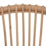 Atmosphera - Fauteuil Neta - rotin et Coton - Blanc