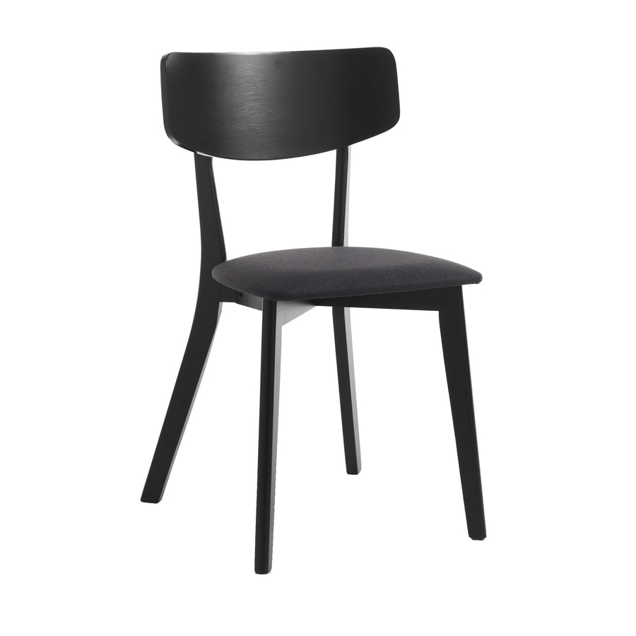 Wink Design Valenza Black Lot de 2 chaises, Noir Mat, 80 x 44 x 47 cm