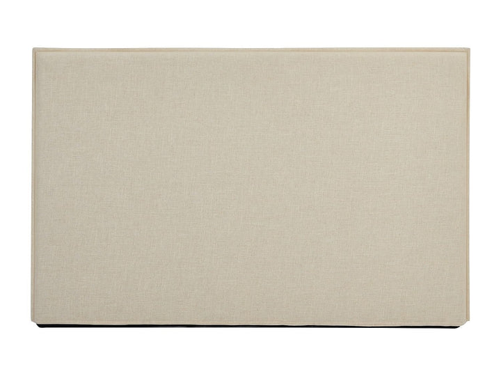 Vente-unique - Tête de lit déhoussable 150 cm - Coton et Lin - Beige - TAHIME Vente-unique - Tête de lit déhoussable 150 cm - Coton et Lin - Beige - TAHIME