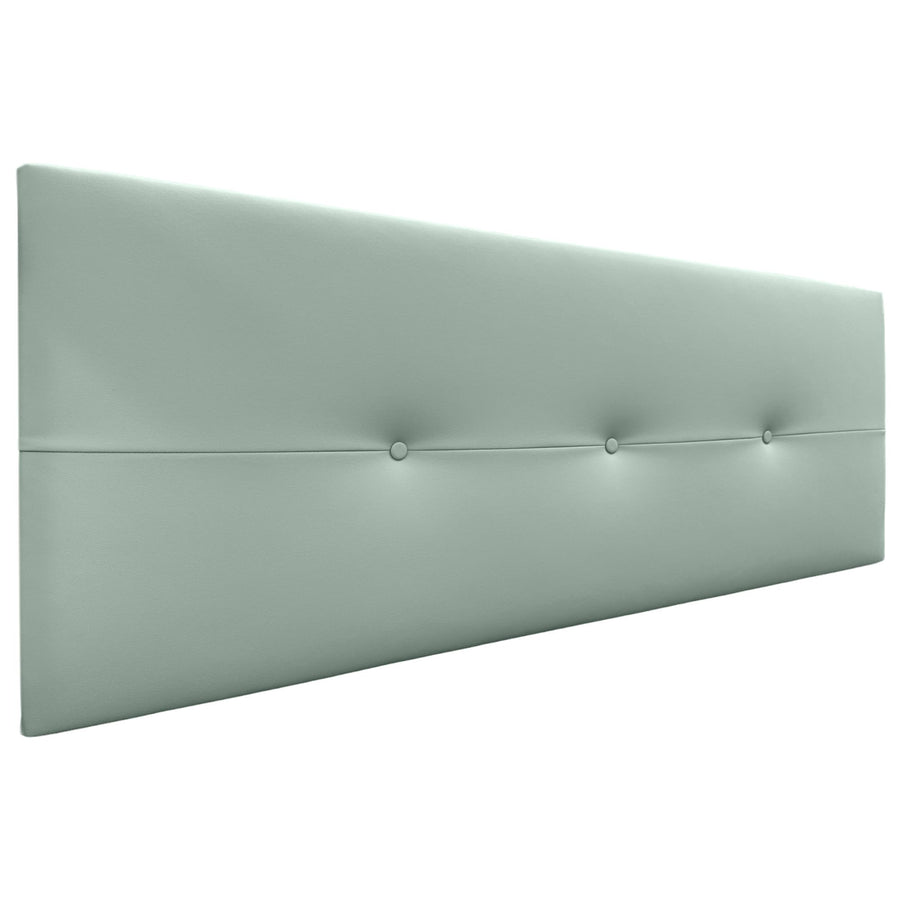 DHOME Tête de lit en Similicuir ou en Tissu AQUALINE Pro Haute qualité d'ameublement Gamme DE Couleurs Nouvelles Tête de lit Deluxe (Similicuir Vert Eau, 160x50cm (Lits 150/160))