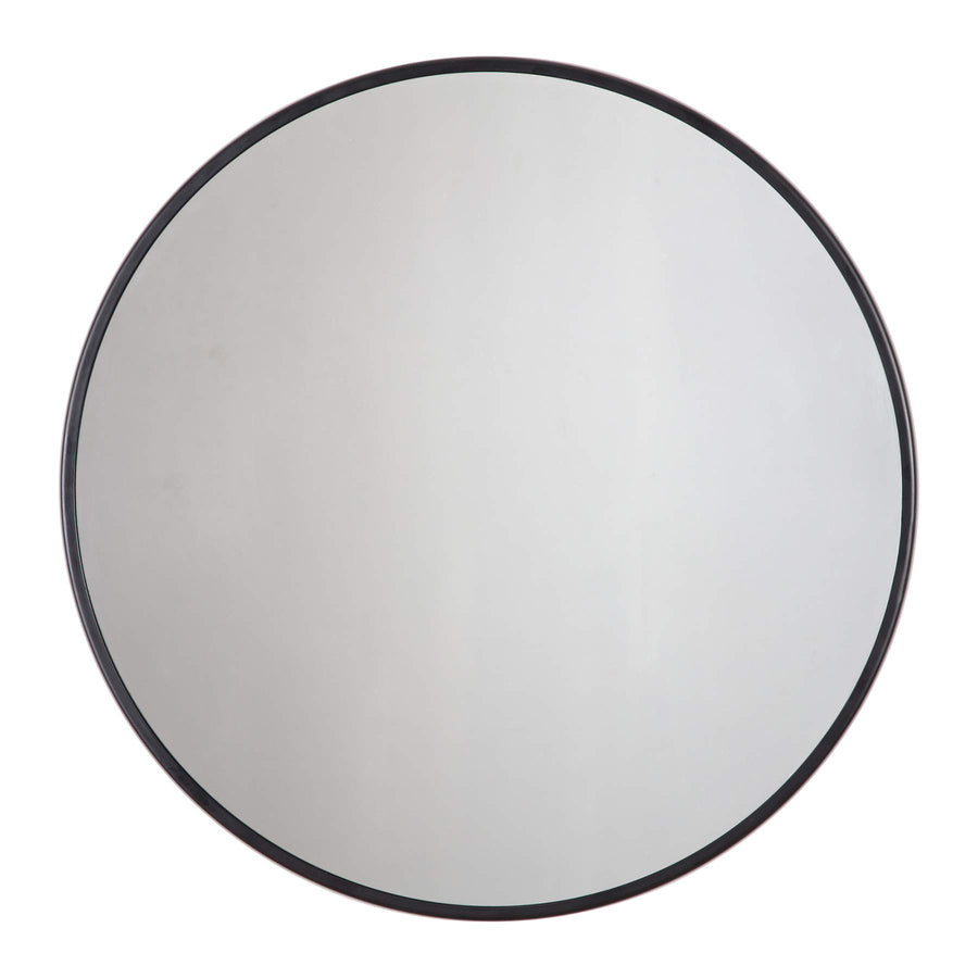 Decorline Adelina Miroir circulaire Noir 76,2 x 76,2 cm