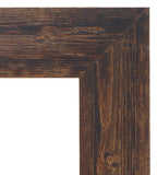 MO.WA. Miroir Mural Moderne 57x147, Miroir Cadre en Bois, Miroir Long Rustique, Miroir scandinave, Grand Miroir Contour Bois, Miroirs muraux | Made in Italy