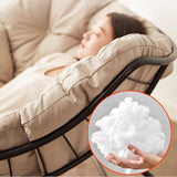 WNRLL Moderne Rocking Chair avec Haut Dossier, Rembourré Chaise Coulissante, Glider Chaise pour Salon/Chambre/Arrière-Cour/Balcon,2