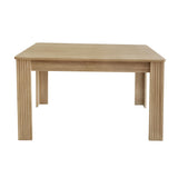 Merax Table à Manger en Bois, Table de Salle à Manger rectangulaire, Table de Cuisine Moderne pour Salon et Salle à Manger, 117 x 68 x 75 cm, chêne