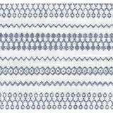 HomePop Fauteuil d'appoint en velours avec accoudoirs Swoop, rayures bleues et blanches